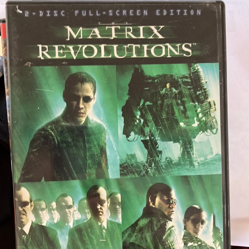 Matrix revolutions dvd set